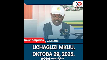 Mwenyekiti Wa Tume Huru Ya Taifa Ya Uchaguzi INEC Jaji Wa Mahakama Ya Rufani Jacobs Mwambegele 