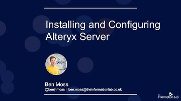 Installing and Configuring Alteryx Server
