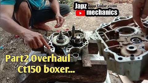 #How to overhaul Ct150 boxer | part2 #japzmechanics