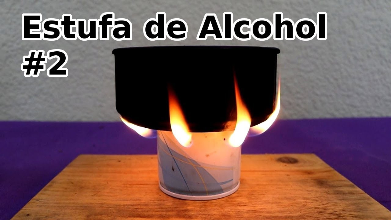 Estufa de Alcohol con Materiales Reciclados - YouTube