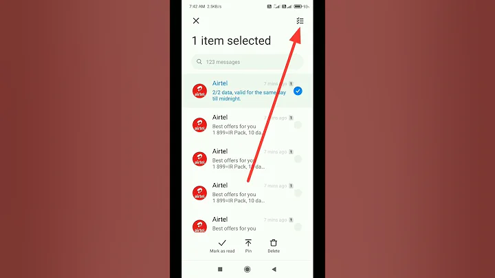 How to delete all messages in messages app #shorts #youtubeshorts #uniquetechtips