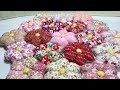 とっても華やか❣️お花のパフクッション🌺 / Very gorgeous ❣️ Flower puff cushion 🌺/ Muy hermoso ❣️ Cojín de flores 🌺