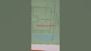 Taking off quantities of substructure works with partition wall