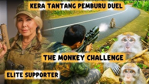 THE MONKEY HUNTING CHALLENGE‼️ – DUEL MAUT KERA BLOKADE JALAN UMUM