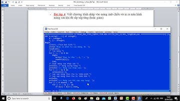 Free Pascal - Mảng một chiều - Sắp xếp mảng theo thứ tự tăng/giảm dần.