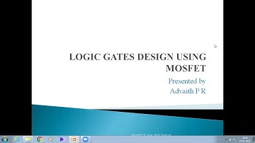 Module_1_Logic gate design using MOSFET