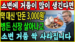 소변에 거품이 많이 생긴다면, 마트에서 단 3,000원으로 살 수 있는 이 세 가지 식품을 꼭 사세요. 그것이 죽어버린 당신의 신장을 되살려줄 것입니다ㅣ신장에 좋은 음식ㅣ신장 보호