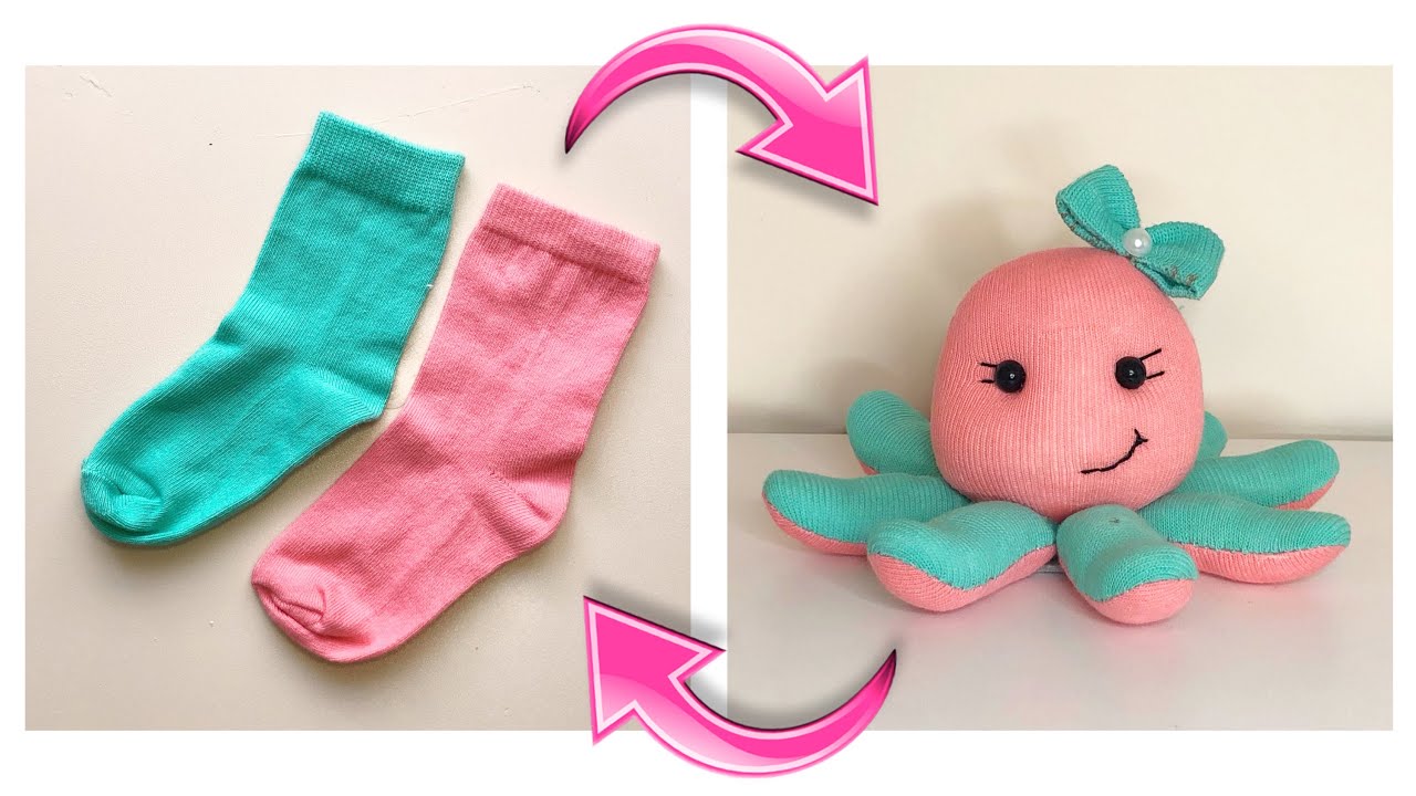 ИЗГОТОВЛЕНИЕ КРАСИВЫХ ИГРУШЕК С НОСКАМИ