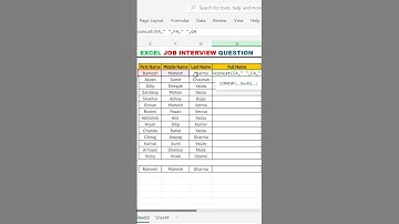 Excel Tips: Ace Your Job Interview with this Top Question! #exceltips #exceltutorial #shorts
