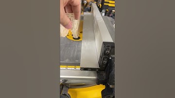 Something you may not know about Dewalt table saws #dewalt #tools #howto
