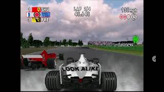 F1 2000 (PS1) - Imola GP Gameplay | Jacques Villeneuve Retro Racing (60fps)