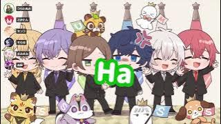 (ENG sub)【Gartic PHONE】After the Rain × Uratanuki, Sakata, Shima, Senra【SoraMafuUraSakaShimaSen】