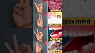 4 Mudra For 4 Problem #constipation #relax #mind #teeth #pain #shorts #mudra #yoga #trending #love