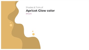 Shades & Tints of Apricot Glow color #ffce79 A Cool Yellow color #e2b76b #c6a05e #ffd387 #ffd896