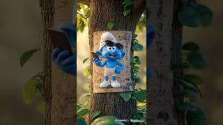 Smurf Selfie Surprise