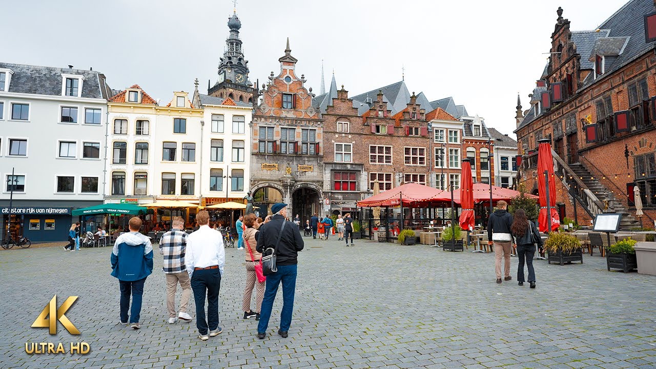 Relaxing Walking Tour in Nijmegen, Oldest City in Netherlands・4K