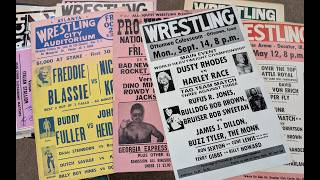 Vintage Wrestling Memorabilia Score! Rare Poster Haul! WWE WWF WCW NWA AWA