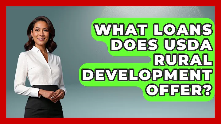 What Loans Does USDA Rural Development Offer? - America First Democrats