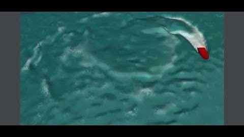 Cloth fx wake test in lightwave 3d