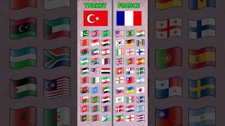 Turkey vs France #shorts #youtubeshorts #countryballs #turkey #france #flag #freepalestine