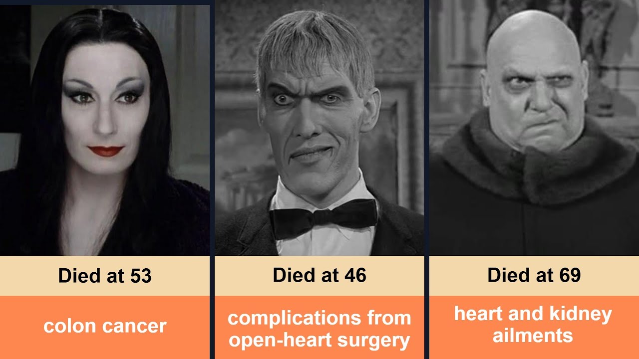 The Addams Family 1964 Cast Then and Now – 62 Years of Creepy Charm