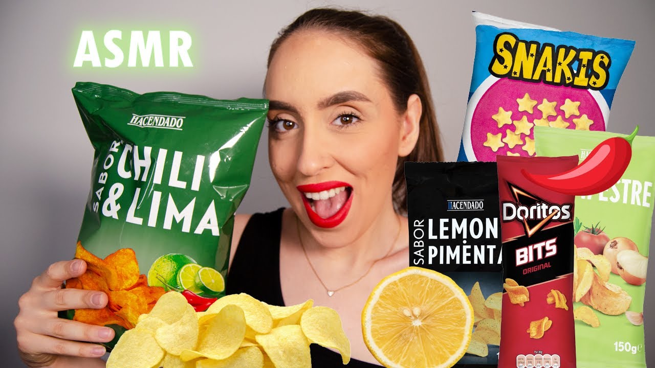 ASMR COMIENDO PATATAS ESPAÑOLAS | ASMR ESPAÑOL