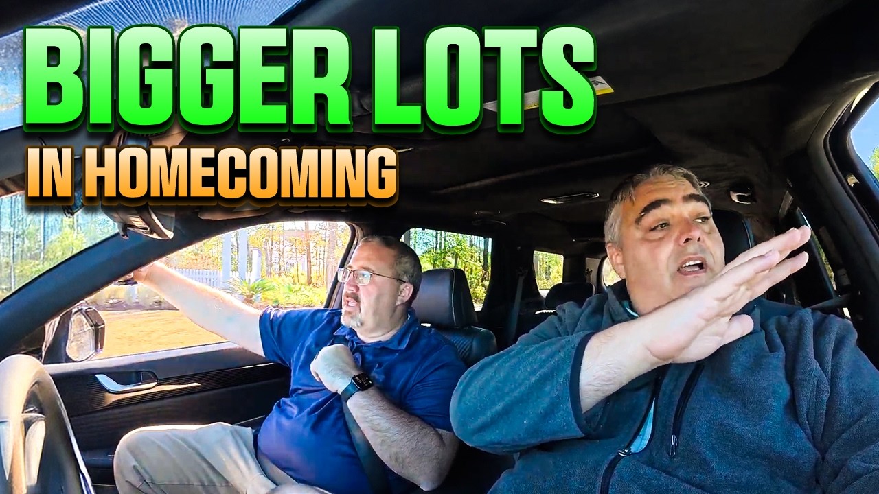 В этом районе Чарльстона появились участки под застройку большего размера.