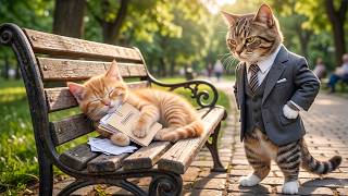 Ginger Was Having Fun... While Papa Cat Was Waiting 🐱😲