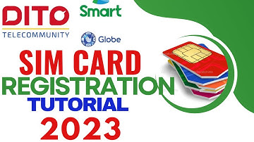 SIM CARD REGISTRATION EXTENDED 2023 PAANO MAGREGISTER NG SIM CARD 2023 SMART PREPAIP