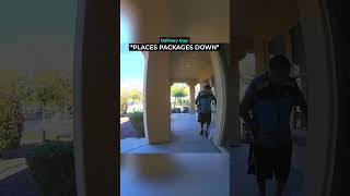 Delivery Guy Steals Package..
