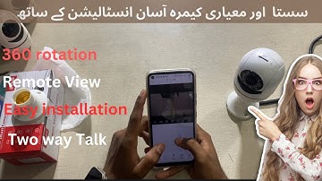 How to Configure or Install V380 bulb camera | How to reset PTZ bulb camera