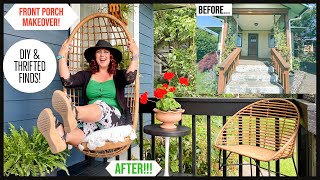 Front Porch Makeover! DIY & Thrifted House Transformation | What I've Been Up To In Quarantine