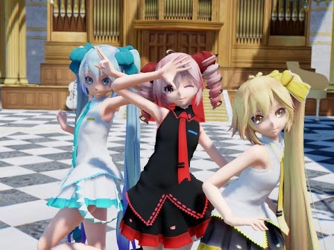 【MMD】ライアーダンス {Miku Teto Neru}