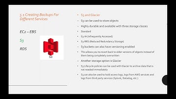 vBrownBag Follow-Up AWS Certified SysOps Administrator Data Management w Paul Vulf @PineapppleBun