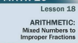 Math 20 - Lesson 18