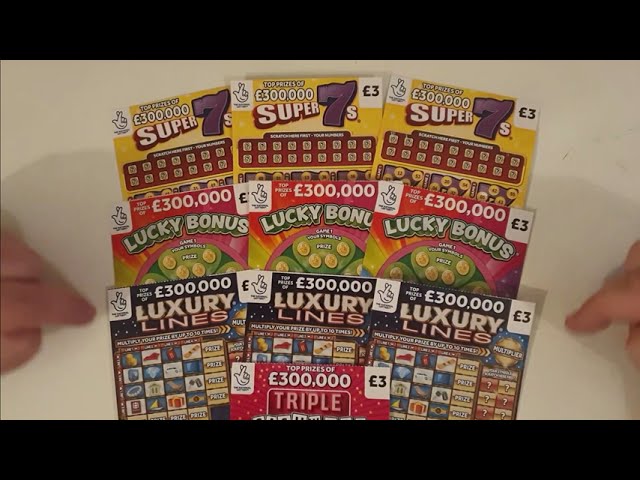 £30 mix of National Lottery UK £3 scratch cards. Can I win big, or will it be a handful of duds? class=