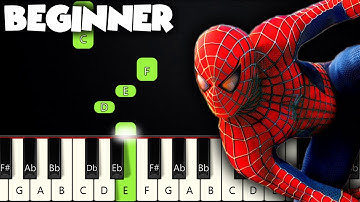 Spider-Man: Far From Home Song | BEGINNER PIANO TUTORIAL + SHEET MUSIC by Betacustic
