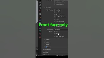 Blender Sculpt effecting both side issue fixing #blenderustad
