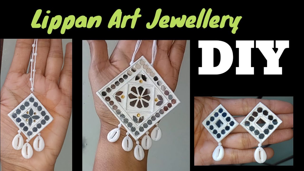 Lippan Jewellery/Diy Jewellery Making at Home 