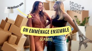 JE DÉMÉNAGE AVEC MA MEILLEURE AMIE (vlog + appartment tour)