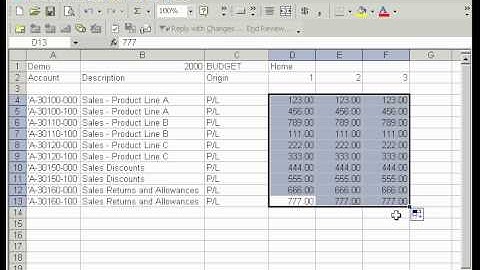 F9 Budget Write Back