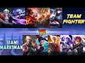 Fighter vs marksman 1 vs 1 fight  mobile legends marksman vs fighter