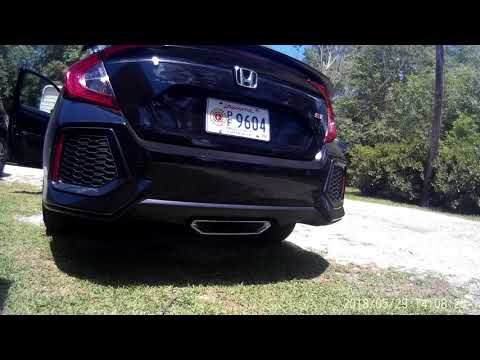 2017 Honda Civic Si Magnaflow Magnapack exhaust with stock tip.