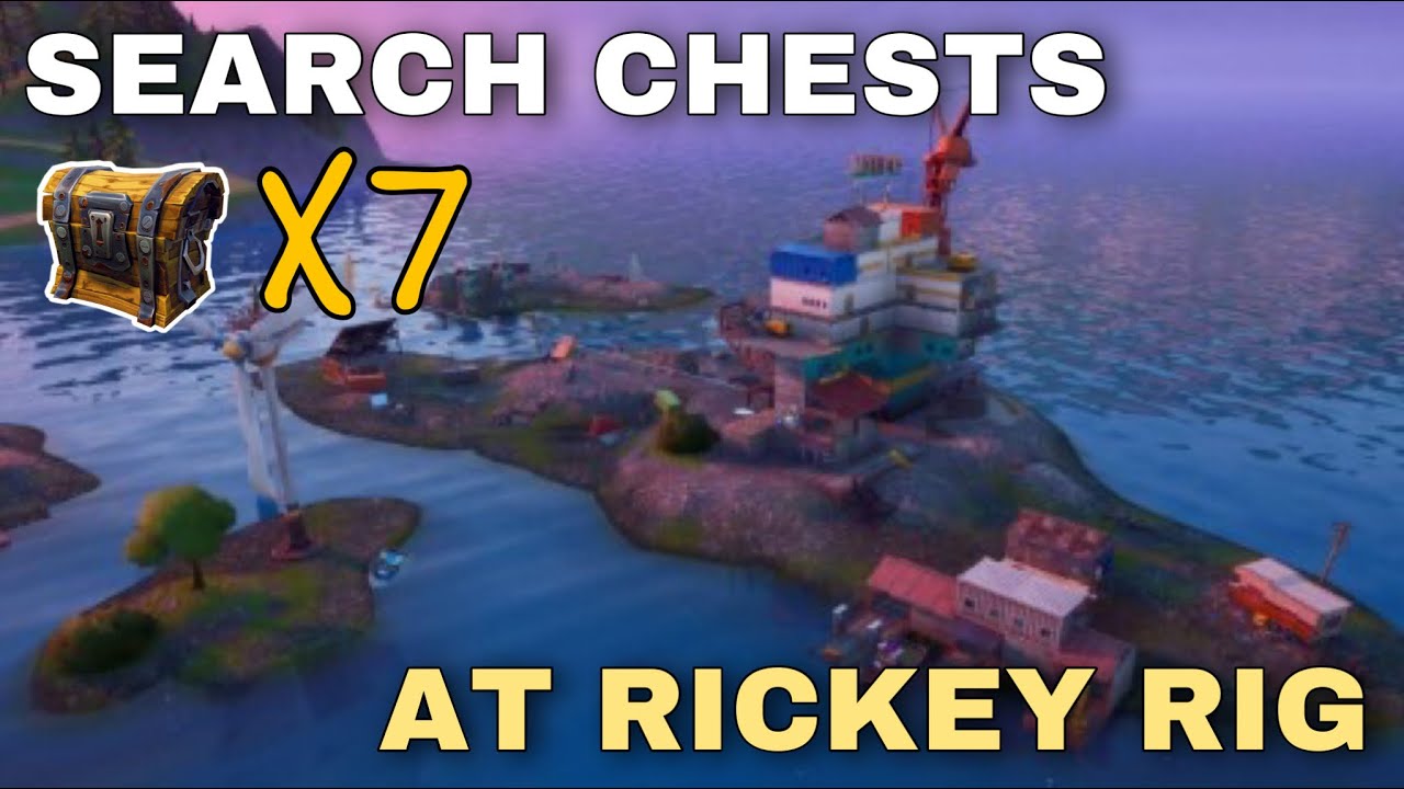 Search Chests or Ammo Boxes at Rickety Rig (x7) Easiest Route