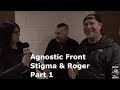 Capture de la vidéo Agnostic Front - Vinnie Stigma & Roger Miret - Interview & Live Footage (1/2) - Nyhc - Mprv News