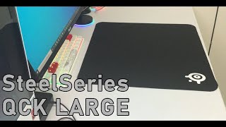 [4K] unboxing 'SteelSeries QCK Large'