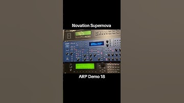 Novation Supernova ARP Demo 18 #asmr #synth #sound-effect #ringtone