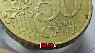 🇩🇪. Rare 2002-D Germany 50 Cent Errors You Must See! 💰#50EuroCentGermany #2002DEuro #GermanyCoins 