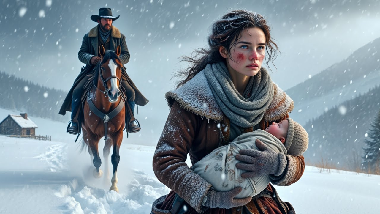 Mit dem Kind im Arm ging sie durch den Schnee… bis er sagte: ‚Ich geb euch ein Zuhause‘