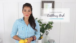 Style a Sweet, Citrusy Bar Cart | Craftberry Bush